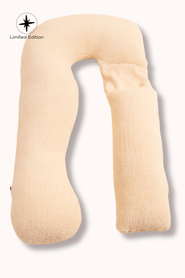 Αφράτο Μαξιλάρι Εγκυμοσύνης & Θηλασμού 3 σε 1 – Μπεζ