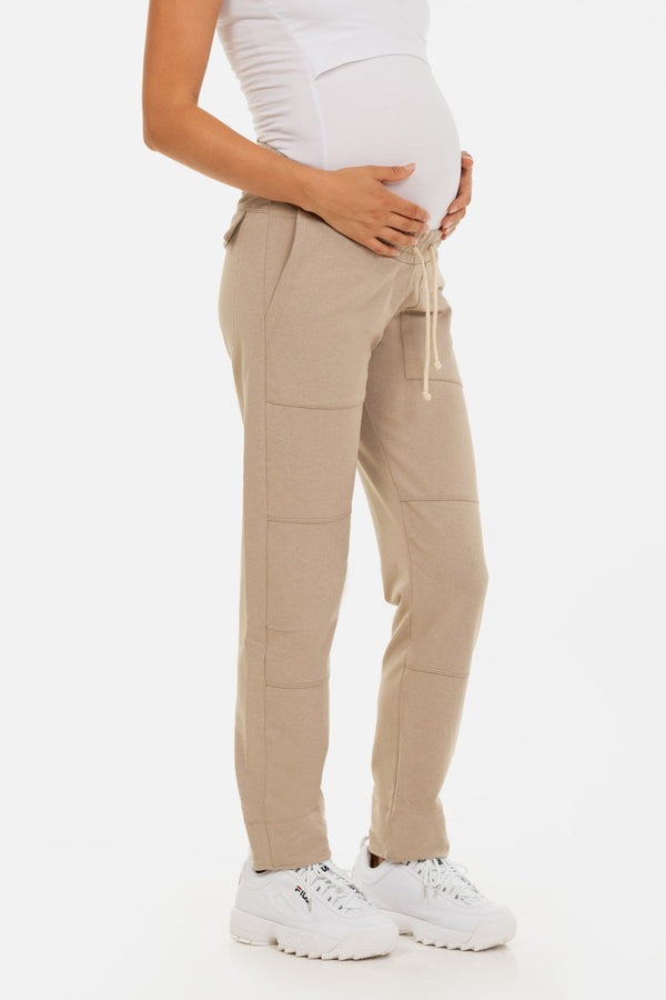 Αθλητικό παντελόνι εγκυμοσύνης – μπεζ