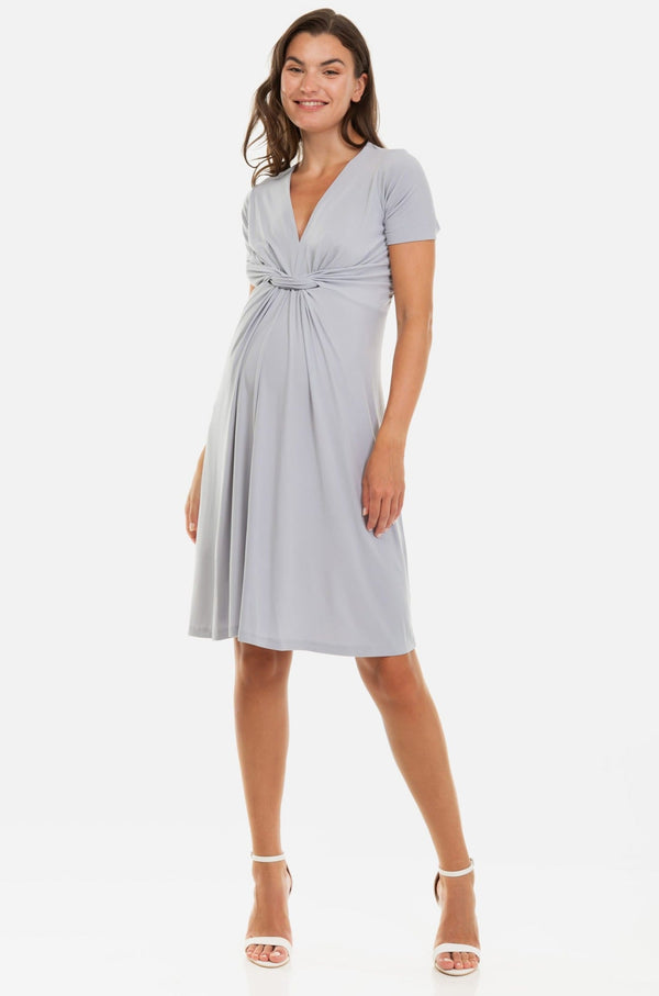 Φόρεμα εγκυμοσύνης με κόμπο - - soonMAMA - Η σωστή προσθήκη στην κομψή και άνετη εγκυμοσύνη! - Παλτά για έγκυες