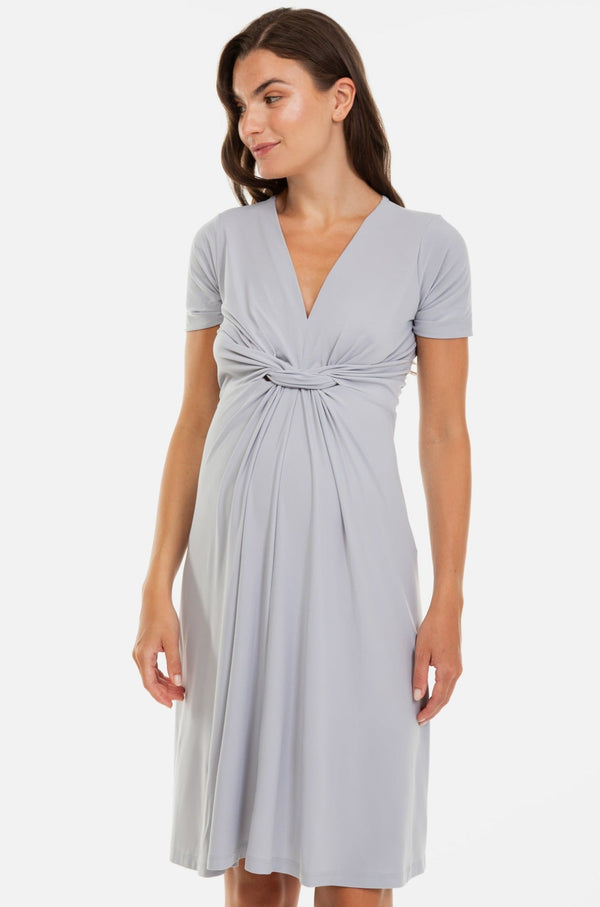 Φόρεμα εγκυμοσύνης με κόμπο - - soonMAMA - Η σωστή προσθήκη στην κομψή και άνετη εγκυμοσύνη! - Παλτά για έγκυες