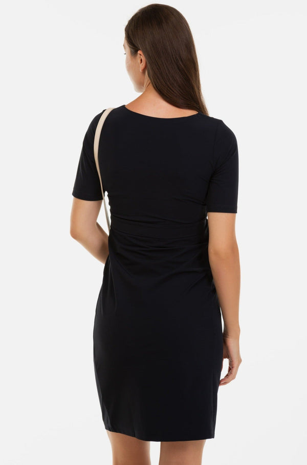 Φόρεμα εγκυμοσύνης και θηλασμού με ζώνη - - soonMAMA - Η σωστή προσθήκη στην κομψή και άνετη εγκυμοσύνη! - Παλτά για έγκυες