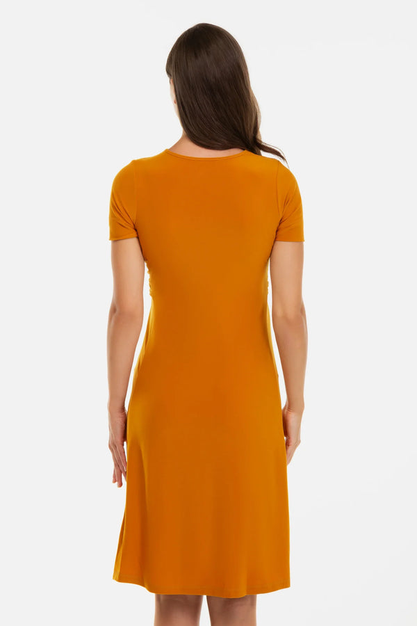 Κομψό φόρεμα εγκυμοσύνης με κόμπο - - soonMAMA - Η σωστή προσθήκη στην κομψή και άνετη εγκυμοσύνη! - Παλτά για έγκυες