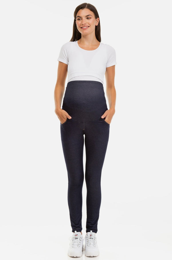 Jeggings εγκυμοσύνης - Παντελόνι - soonMAMA - Η σωστή προσθήκη στην κομψή και άνετη εγκυμοσύνη! - Παλτά για έγκυες