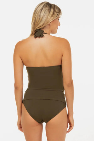 Μαγιό εγκυμοσύνης δύο τεμαχίων σε χακί - - soonMAMA - Η σωστή προσθήκη στην κομψή και άνετη εγκυμοσύνη! - Παλτά για έγκυες