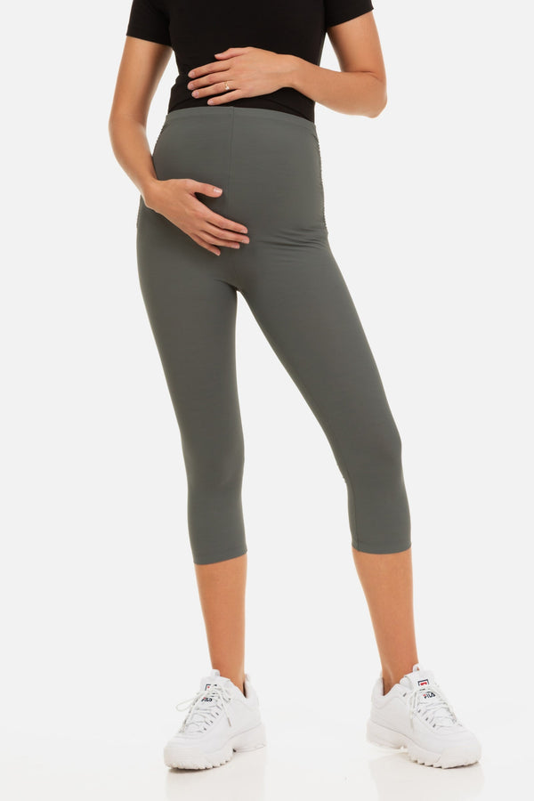 Κολάν εγκυμοσύνης μήκους ¾ - χακί