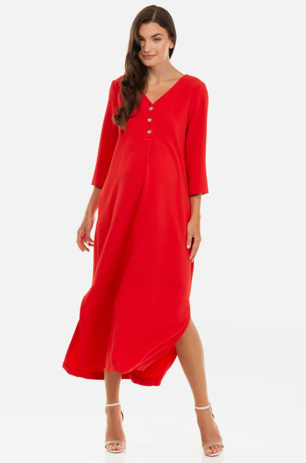 Μακρύ φόρεμα εγκυμοσύνης και θηλασμού - - soonMAMA - Η σωστή προσθήκη στην κομψή και άνετη εγκυμοσύνη! - Παλτά για έγκυες