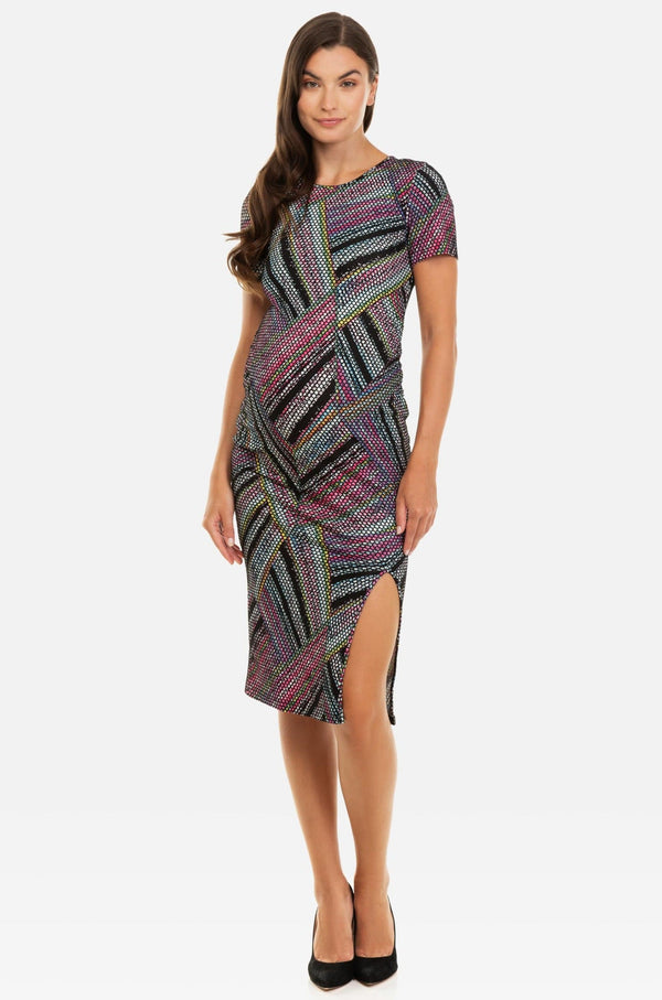 Μακρύ χρωματιστό φόρεμα εγκυμοσύνης - - soonMAMA - Η σωστή προσθήκη στην κομψή και άνετη εγκυμοσύνη! - Παλτά για έγκυες