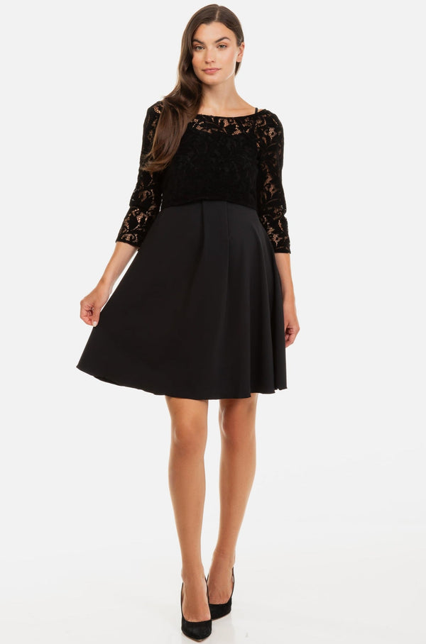 Φόρεμα εγκυμοσύνης και θηλασμού με δαντελωτό μπούστο - - soonMAMA - Η σωστή προσθήκη στην κομψή και άνετη εγκυμοσύνη! - Παλτά για έγκυες