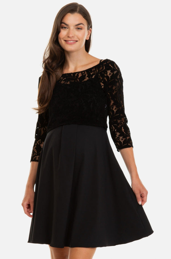 Φόρεμα εγκυμοσύνης και θηλασμού με δαντελωτό μπούστο - - soonMAMA - Η σωστή προσθήκη στην κομψή και άνετη εγκυμοσύνη! - Παλτά για έγκυες