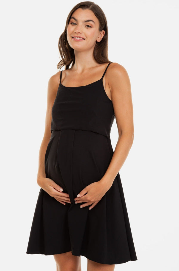 Φόρεμα εγκυμοσύνης και θηλασμού με δαντελωτό μπούστο - - soonMAMA - Η σωστή προσθήκη στην κομψή και άνετη εγκυμοσύνη! - Παλτά για έγκυες