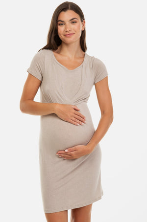 Νυχτικό μητρότητας και θηλασμού -  - soonMAMA - Η σωστή προσθήκη στην κομψή και άνετη εγκυμοσύνη! - Παλτά για έγκυες