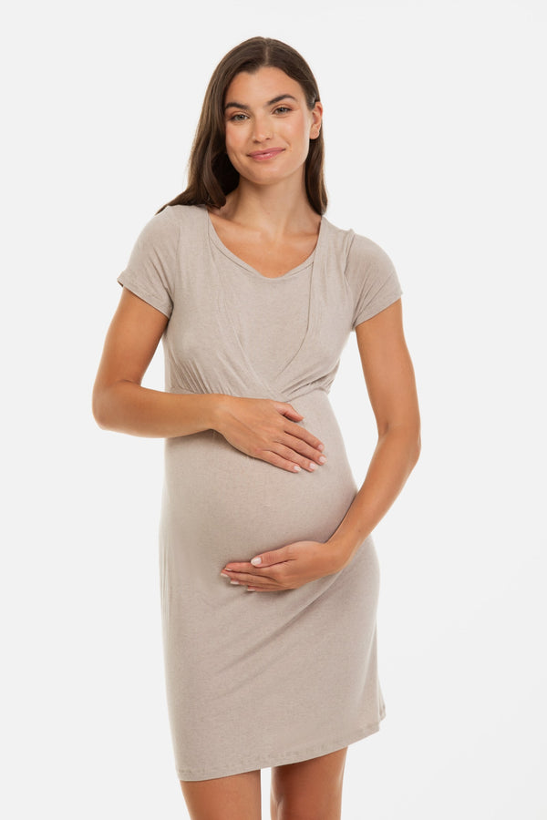 Νυχτικό μητρότητας και θηλασμού -  - soonMAMA - Η σωστή προσθήκη στην κομψή και άνετη εγκυμοσύνη! - Παλτά για έγκυες