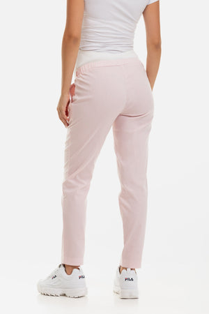 Βαμβακερό ριγέ παντελόνι εγκυμοσύνης - - soonMAMA - Η σωστή προσθήκη στην κομψή και άνετη εγκυμοσύνη! - Παλτά για έγκυες