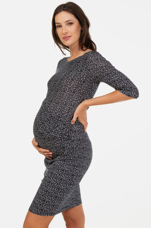 Φόρεμα εγκυμοσύνης και θηλασμού με μοτίβο - - soonMAMA - Η σωστή προσθήκη στην κομψή και άνετη εγκυμοσύνη! - Παλτά για έγκυες