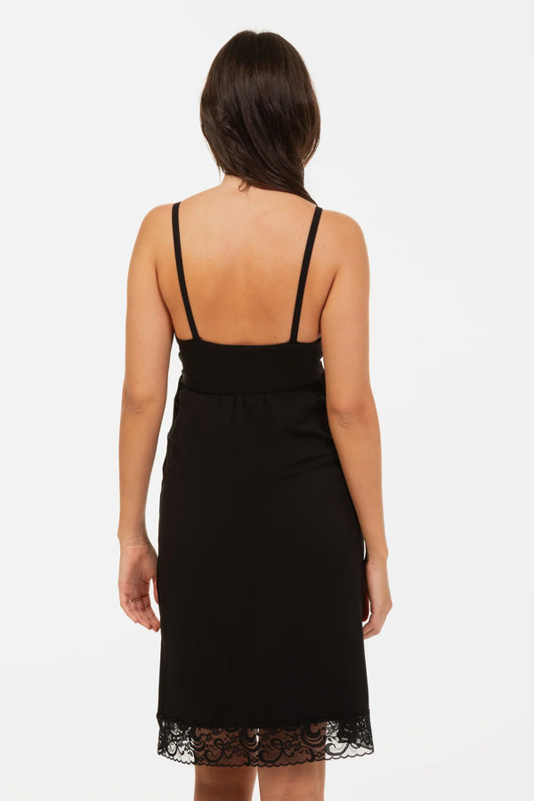 Νυχτικό εγκυμοσύνης και θηλασμού με δαντέλα - Πυτζάμες - soonMAMA - Η σωστή προσθήκη στην κομψή και άνετη εγκυμοσύνη! - Παλτά για έγκυες