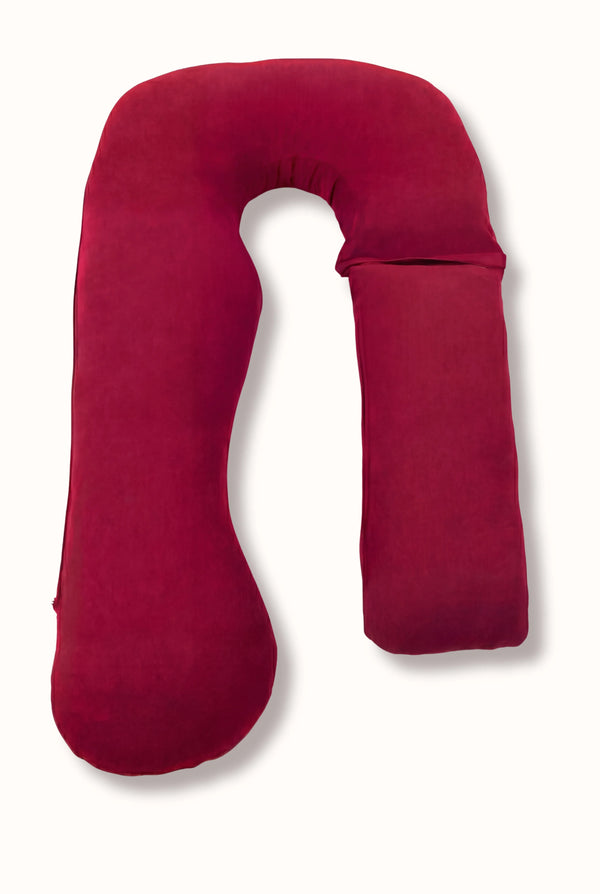 Μαξιλάρι εγκυμοσύνης και θηλασμού 3 σε 1 – Μπορντό - - soonMAMA - Η σωστή προσθήκη στην κομψή και άνετη εγκυμοσύνη! - Παλτά για έγκυες