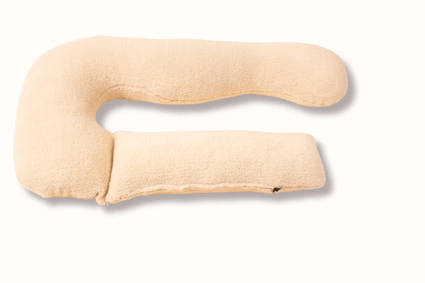 Αφράτο Μαξιλάρι Εγκυμοσύνης & Θηλασμού 3 σε 1 – Μπεζ