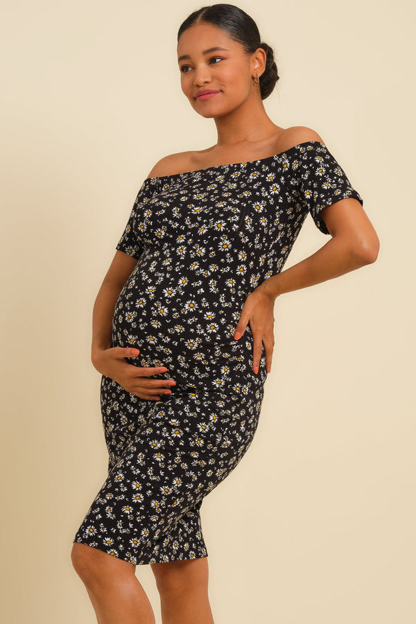 Έξωμο φόρεμα εγκυμοσύνης - - soonMAMA - Η σωστή προσθήκη στην κομψή και άνετη εγκυμοσύνη! - Παλτά για έγκυες