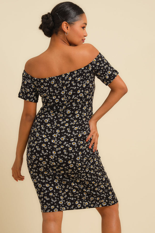 Έξωμο φόρεμα εγκυμοσύνης - - soonMAMA - Η σωστή προσθήκη στην κομψή και άνετη εγκυμοσύνη! - Παλτά για έγκυες