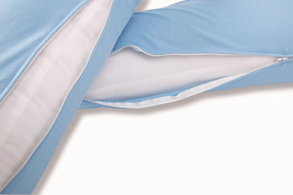 Μαξιλάρι εγκυμοσύνης και θηλασμού 3 σε 1 – ανοιχτό μπλε