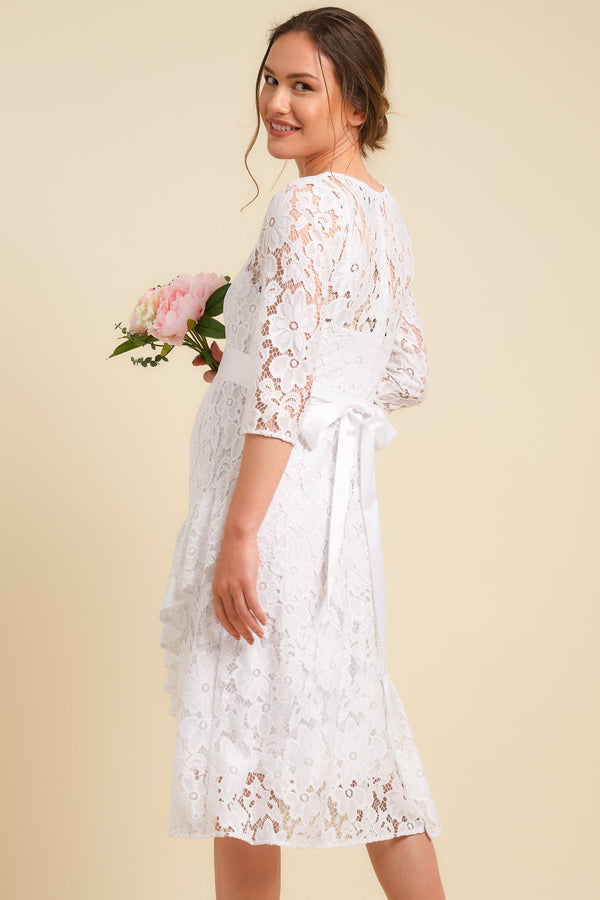 Νυφικό φόρεμα εγκυμοσύνης από δαντέλα - - soonMAMA - Η σωστή προσθήκη στην κομψή και άνετη εγκυμοσύνη! - Παλτά για έγκυες