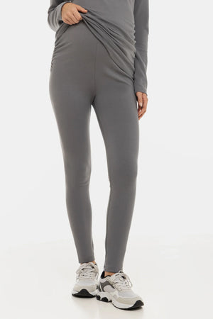 Βαμβακερό κολάν εγκυμοσύνης – γκρι - - soonMAMA - Η σωστή προσθήκη στην κομψή και άνετη εγκυμοσύνη! - Παλτά για έγκυες