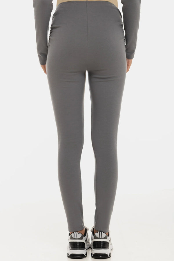 Βαμβακερό κολάν εγκυμοσύνης – γκρι - - soonMAMA - Η σωστή προσθήκη στην κομψή και άνετη εγκυμοσύνη! - Παλτά για έγκυες