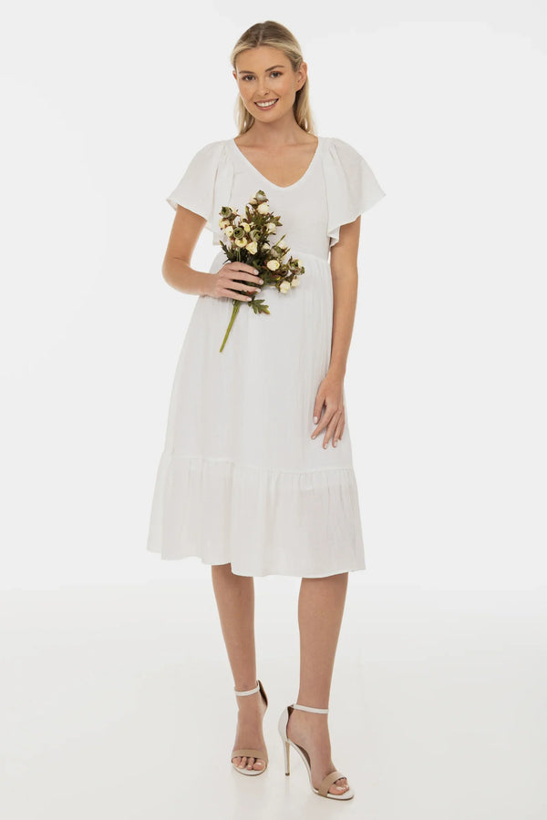 Νυφικό φόρεμα εγκυμοσύνης με σούρες - - soonMAMA - Η σωστή προσθήκη στην κομψή και άνετη εγκυμοσύνη! - Παλτά για έγκυες