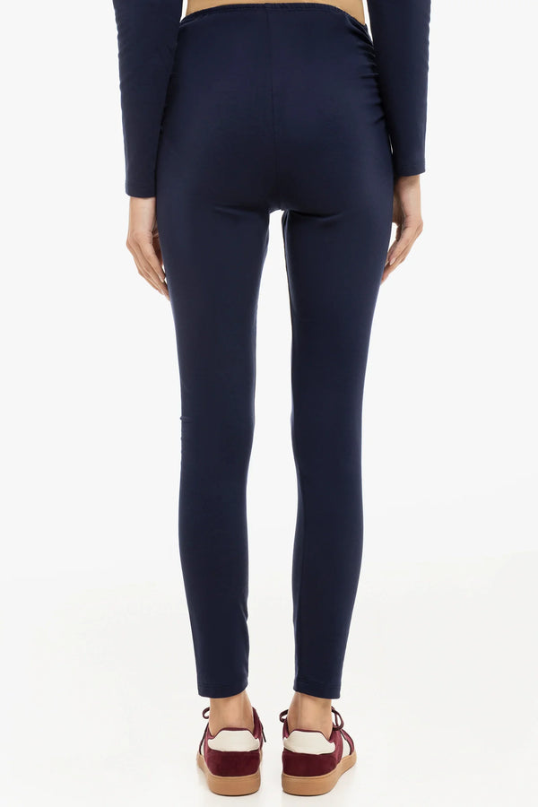 Βαμβακερό κολάν εγκυμοσύνης – σκούρο μπλε - - soonMAMA - Η σωστή προσθήκη στην κομψή και άνετη εγκυμοσύνη! - Παλτά για έγκυες