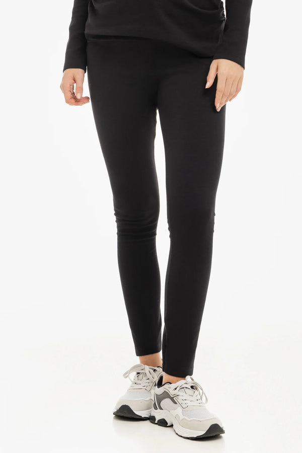 Βαμβακερό κολάν εγκυμοσύνης – μαύρο - - soonMAMA - Η σωστή προσθήκη στην κομψή και άνετη εγκυμοσύνη! - Παλτά για έγκυες