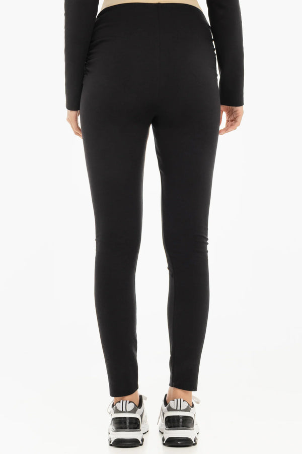 Βαμβακερό κολάν εγκυμοσύνης – μαύρο - - soonMAMA - Η σωστή προσθήκη στην κομψή και άνετη εγκυμοσύνη! - Παλτά για έγκυες