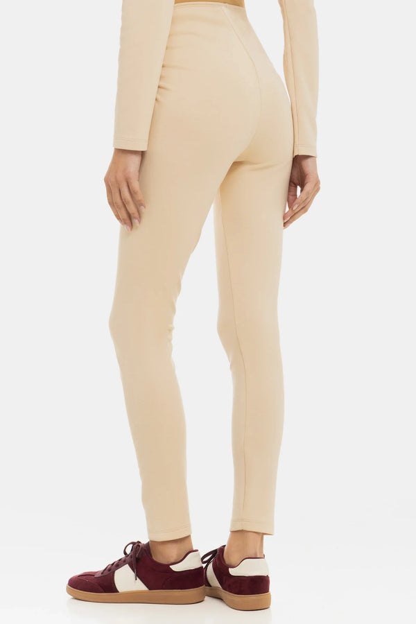 Βαμβακερό κολάν εγκυμοσύνης – μπεζ - - soonMAMA - Η σωστή προσθήκη στην κομψή και άνετη εγκυμοσύνη! - Παλτά για έγκυες