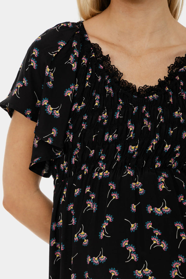 Μπόχο φόρεμα εγκυμοσύνης με δαντελένιο ντεκολτέ - - soonMAMA - Η σωστή προσθήκη στην κομψή και άνετη εγκυμοσύνη! - Παλτά για έγκυες