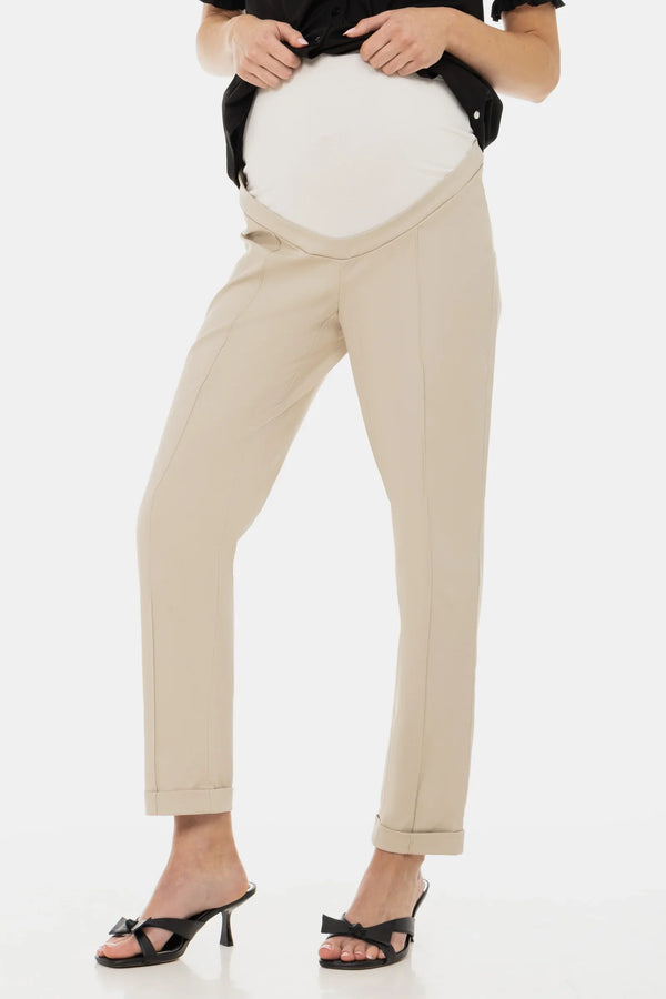 Ελαστικό βαμβακερό παντελόνι εγκυμοσύνης