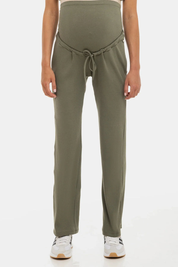 Ριπ παντελόνι εγκυμοσύνης – χακί - - soonMAMA - Η σωστή προσθήκη στην κομψή και άνετη εγκυμοσύνη! - Παλτά για έγκυες