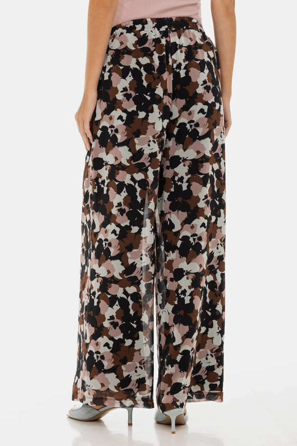 Φαρδύ παντελόνι εγκυμοσύνης από σιφόν με σχέδιο - - soonMAMA - Η σωστή προσθήκη στην κομψή και άνετη εγκυμοσύνη! - Παλτά για έγκυες