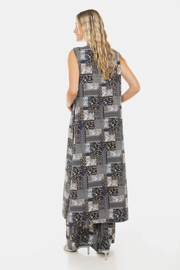 Καφτάνι εγκυμοσύνης για την παραλία με γεωμετρικό σχέδιο - - soonMAMA - Η σωστή προσθήκη στην κομψή και άνετη εγκυμοσύνη! - Παλτά για έγκυες