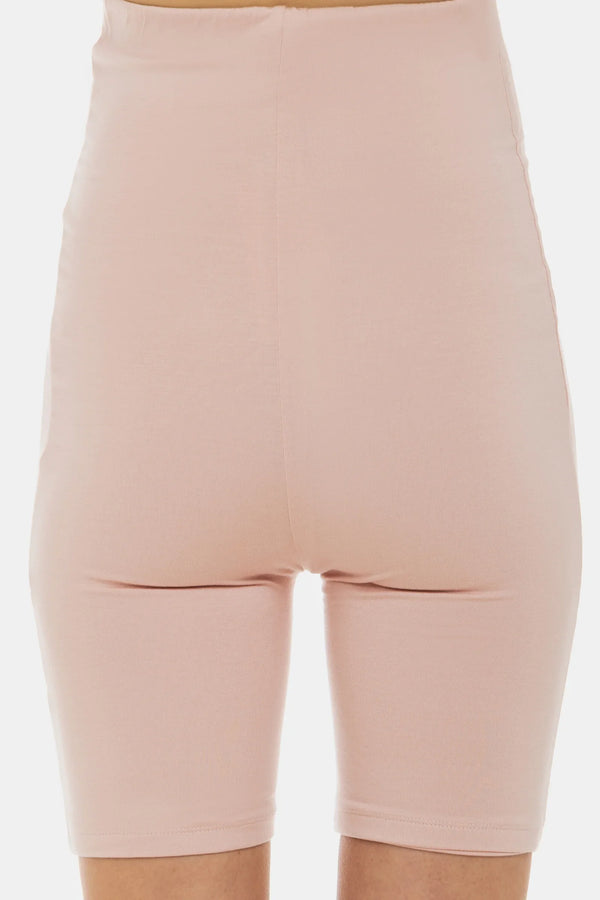 Μαλακό διπλό κολάν εγκυμοσύνης - χωρίς ραφές - σταχτί ροζ