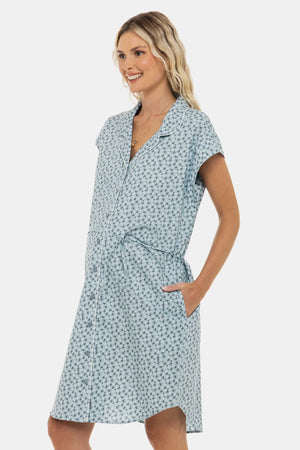 Νυχτικό-πουκάμισο από βαμβάκι εγκυμοσύνης και θηλασμού - - soonMAMA - Η σωστή προσθήκη στην κομψή και άνετη εγκυμοσύνη! - Παλτά για έγκυες