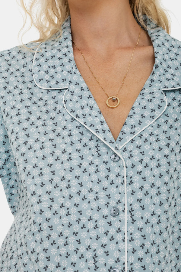 Νυχτικό-πουκάμισο από βαμβάκι εγκυμοσύνης και θηλασμού - - soonMAMA - Η σωστή προσθήκη στην κομψή και άνετη εγκυμοσύνη! - Παλτά για έγκυες