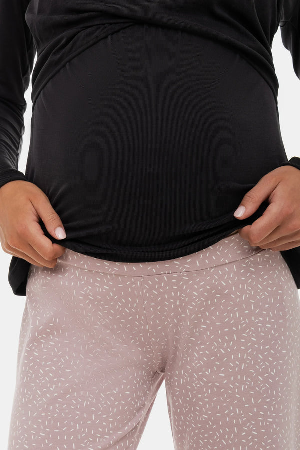 Σετ πιτζάμα εγκυμοσύνης και θηλασμού – Confetti - - soonMAMA - Η σωστή προσθήκη στην κομψή και άνετη εγκυμοσύνη! - Παλτά για έγκυες