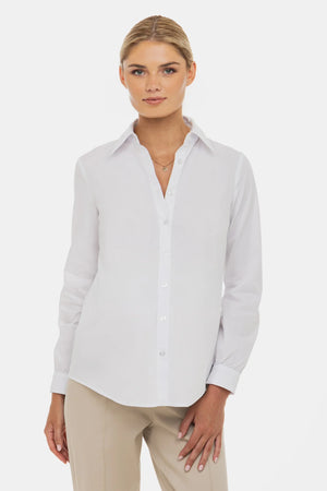 Βαμβακερό πουκάμισο 2 σε 1 εγκυμοσύνης και θηλασμού – λευκό - - soonMAMA - Η σωστή προσθήκη στην κομψή και άνετη εγκυμοσύνη! - Παλτά για έγκυες