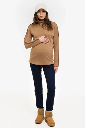 Εφαρμοστά ελαστικά τζιν εγκυμοσύνης - Παντελόνι - soonMAMA - Η σωστή προσθήκη στην κομψή και άνετη εγκυμοσύνη! - Παλτά για έγκυες