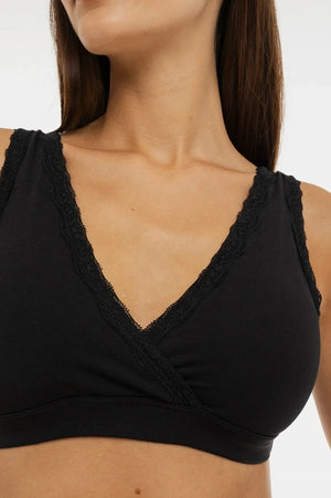 Βαμβακερό σουτιέν εγκυμοσύνης και θηλασμού με δαντέλα - - soonMAMA - Η σωστή προσθήκη στην κομψή και άνετη εγκυμοσύνη! - Παλτά για έγκυες