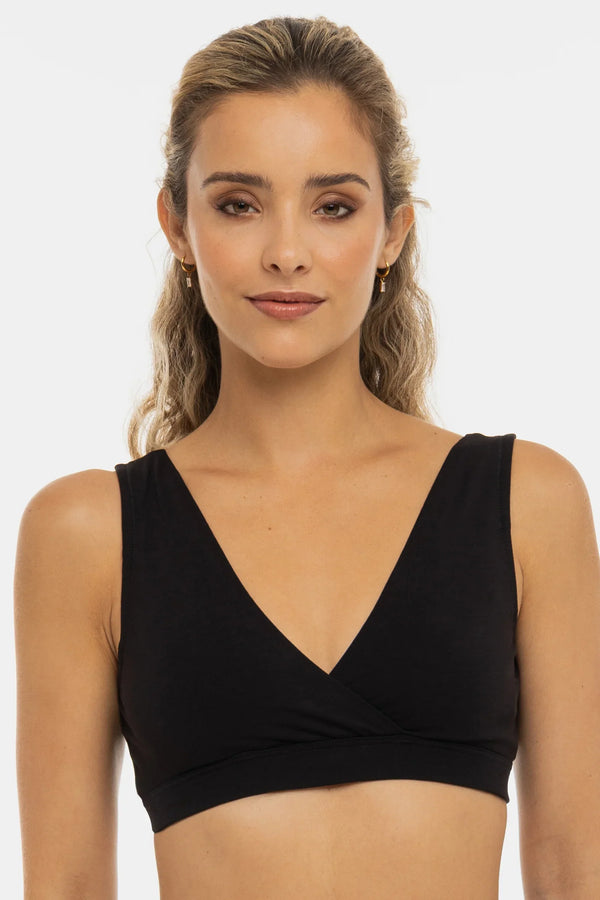 Βαμβακερό σουτιέν εγκυμοσύνης και θηλασμού – μαύρο - - soonMAMA - Η σωστή προσθήκη στην κομψή και άνετη εγκυμοσύνη! - Παλτά για έγκυες