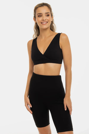 Βαμβακερό σουτιέν εγκυμοσύνης και θηλασμού – μαύρο - - soonMAMA - Η σωστή προσθήκη στην κομψή και άνετη εγκυμοσύνη! - Παλτά για έγκυες