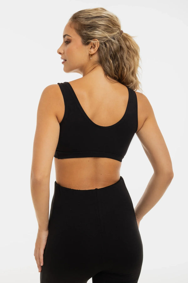 Βαμβακερό σουτιέν εγκυμοσύνης και θηλασμού – μαύρο - - soonMAMA - Η σωστή προσθήκη στην κομψή και άνετη εγκυμοσύνη! - Παλτά για έγκυες