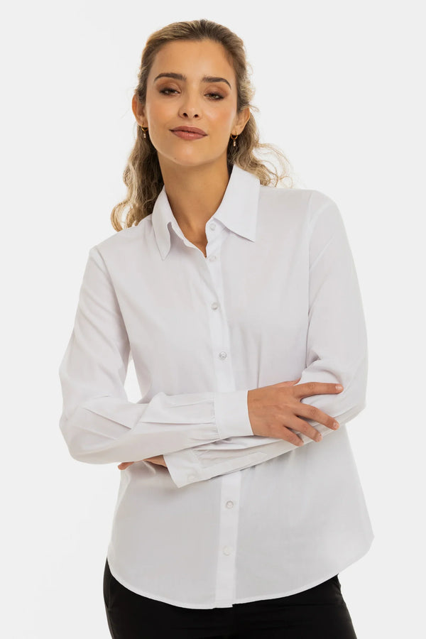 Βαμβακερό πουκάμισο 2 σε 1 εγκυμοσύνης και θηλασμού – λευκό - - soonMAMA - Η σωστή προσθήκη στην κομψή και άνετη εγκυμοσύνη! - Παλτά για έγκυες