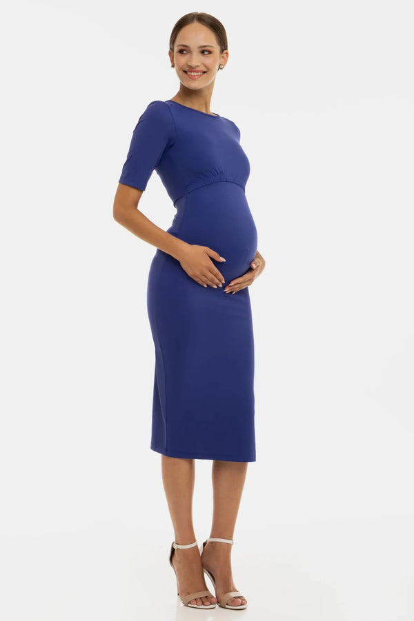 Ελαστικό φόρεμα εγκυμοσύνης και θηλασμού με ανοίγματα - - soonMAMA - Η σωστή προσθήκη στην κομψή και άνετη εγκυμοσύνη! - Παλτά για έγκυες