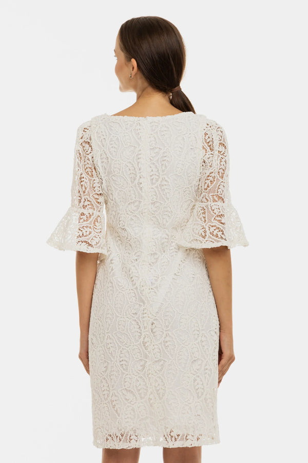 Επίσημο δαντελένιο φόρεμα εγκυμοσύνης – λευκό - - soonMAMA - Η σωστή προσθήκη στην κομψή και άνετη εγκυμοσύνη! - Παλτά για έγκυες